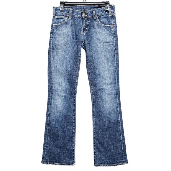 Citizens of Humanity by Jerome Dahan Jeans Low Waist Boot Cut Size 28 Stretchy - Picture 1 of 15